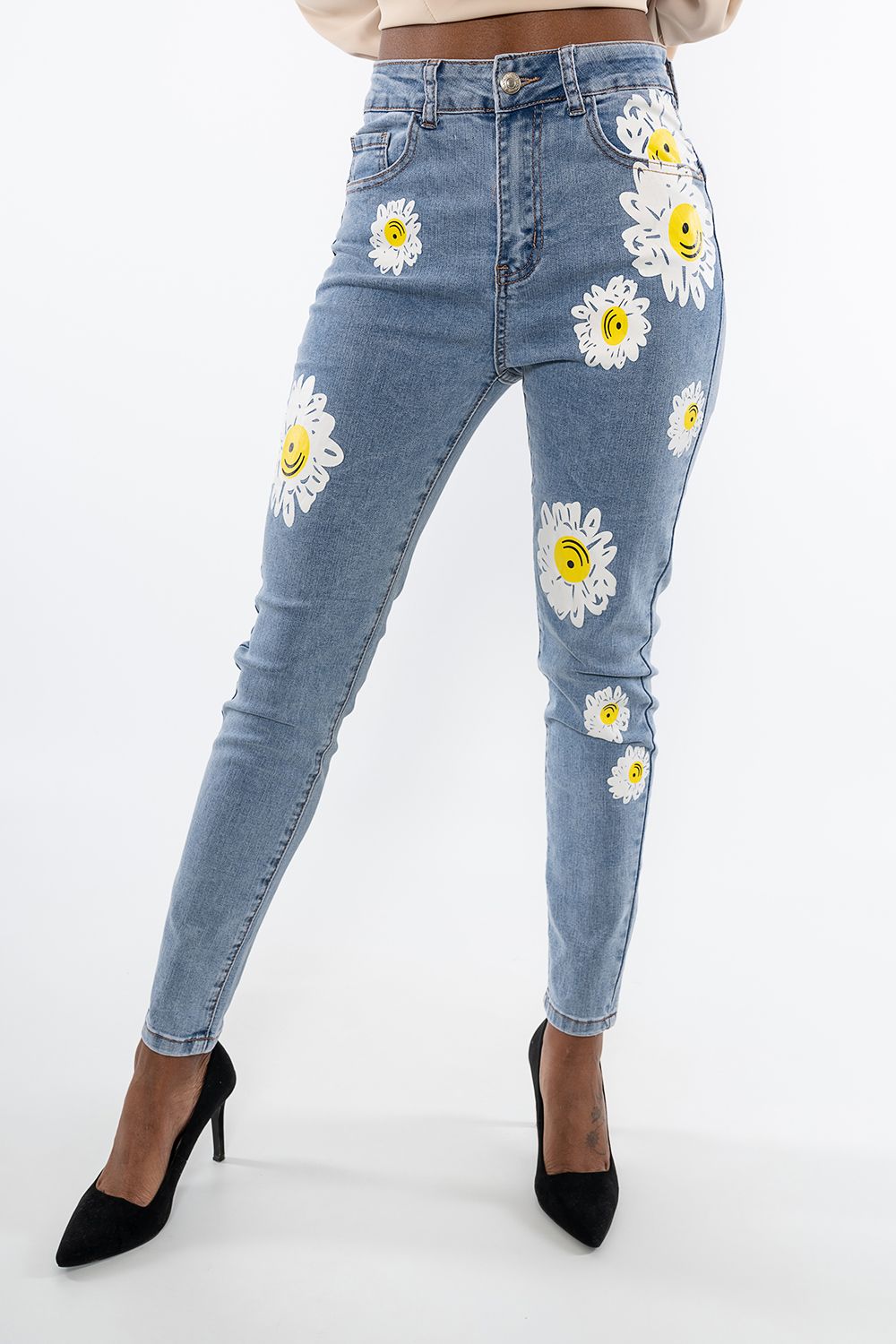 Jeans margaritas Marta Barcala