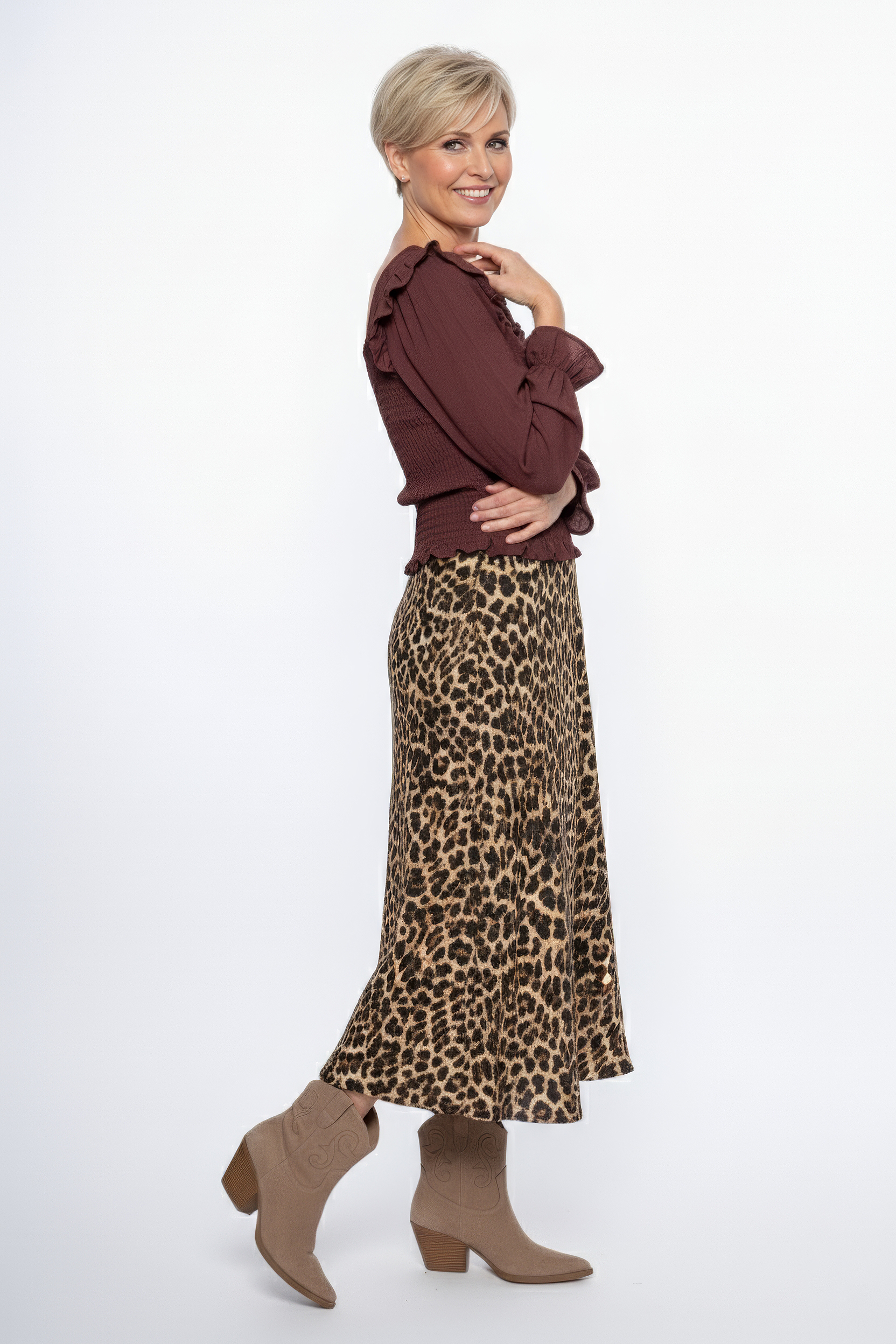 FALDA LEOPARDO