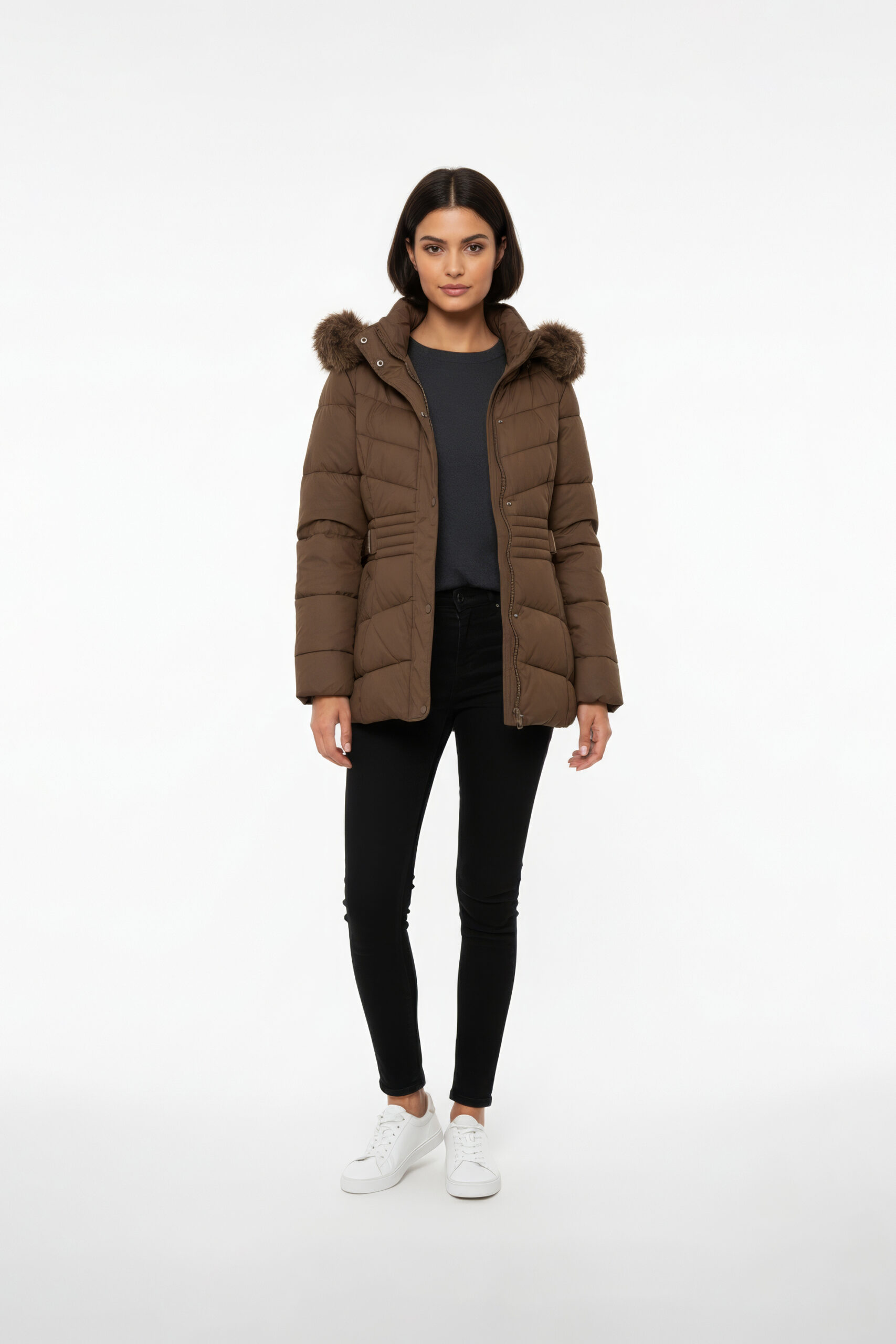 CAZADORA CORTA CAPUCHA