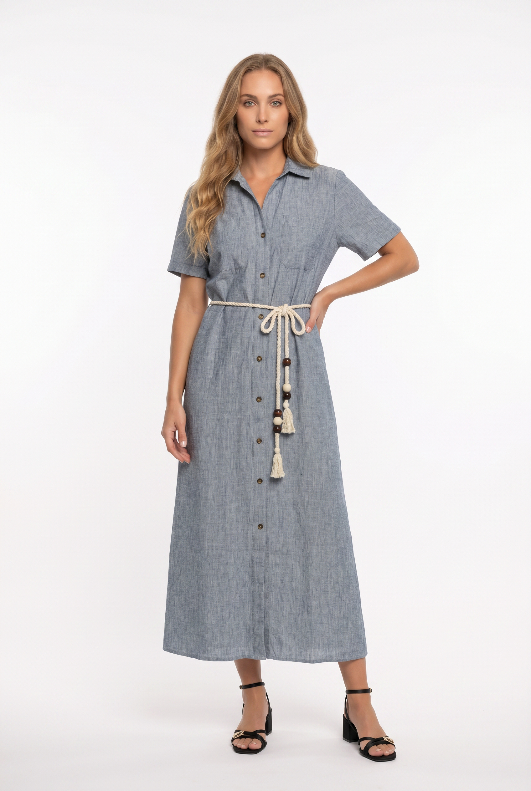 VESTIDO CINTURÓN